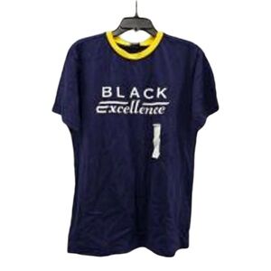 Houston White Black Excellence Navy T-Shirt Size XL NWT